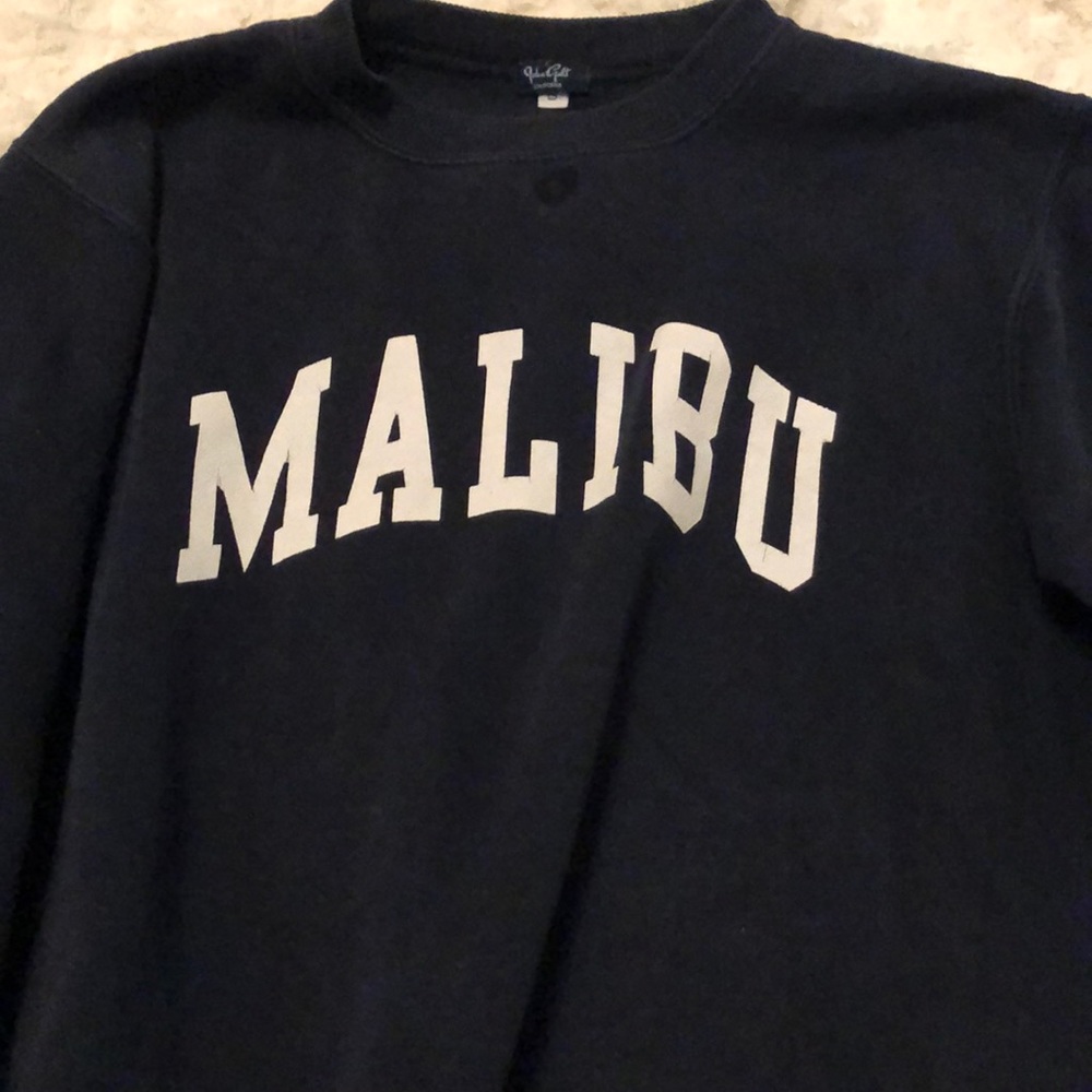 dark blue Malibu crew neck